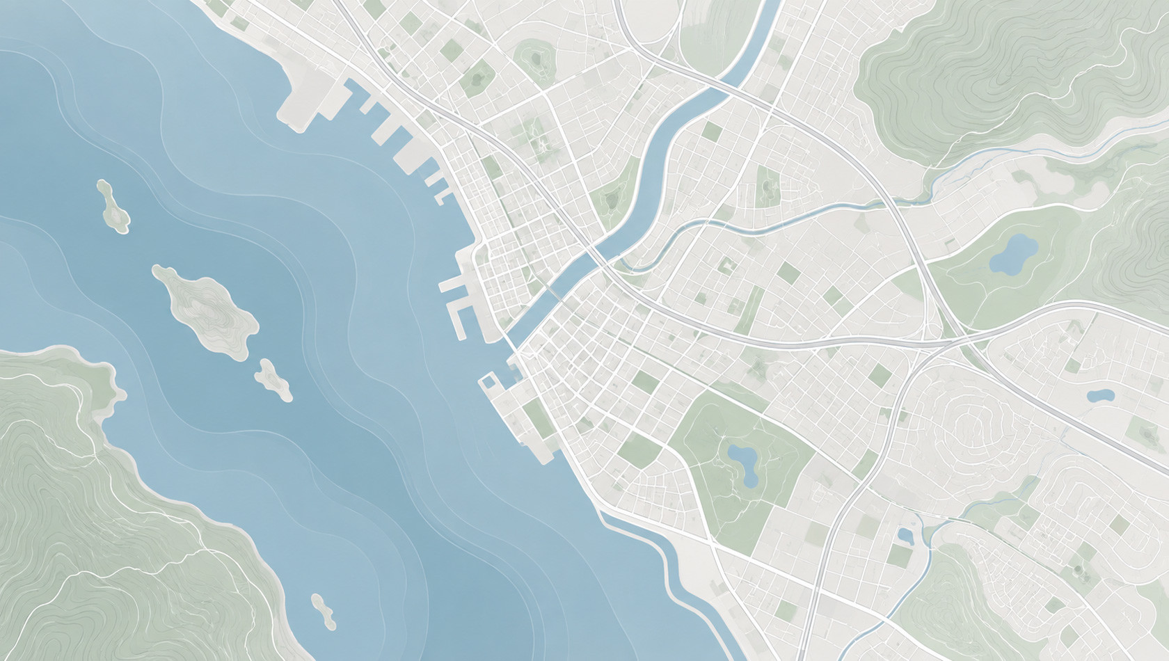 Background aerial map graphic